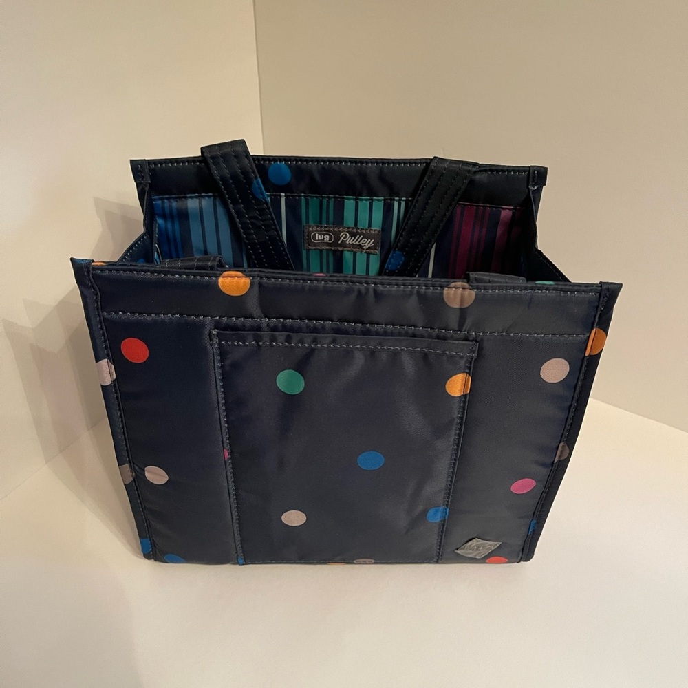 NWT Lug Pulley Blue Multidot